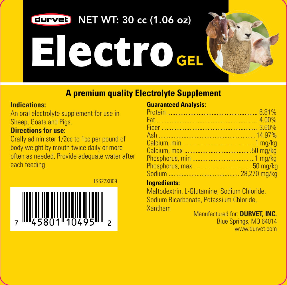 Durvet Electrolyte Gel for Sheep & Goats | Dehydration & Scour Support