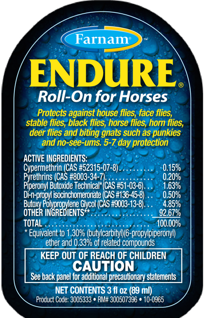 Farnam Endure Roll-On – Sweat-Resistant Horse Fly & Insect Repellent
