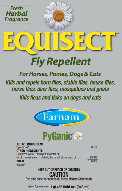 Farnam Equisect Horse Fly Repellent – Naturally Derived Protection