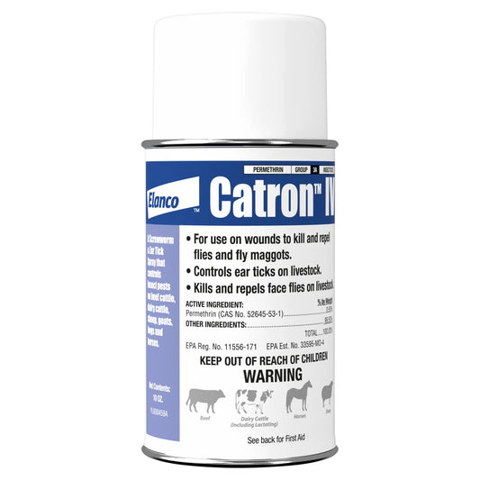 Elanco Catron IV Screwworm, Fly & Maggot Wound Insecticide Spray 10 oz