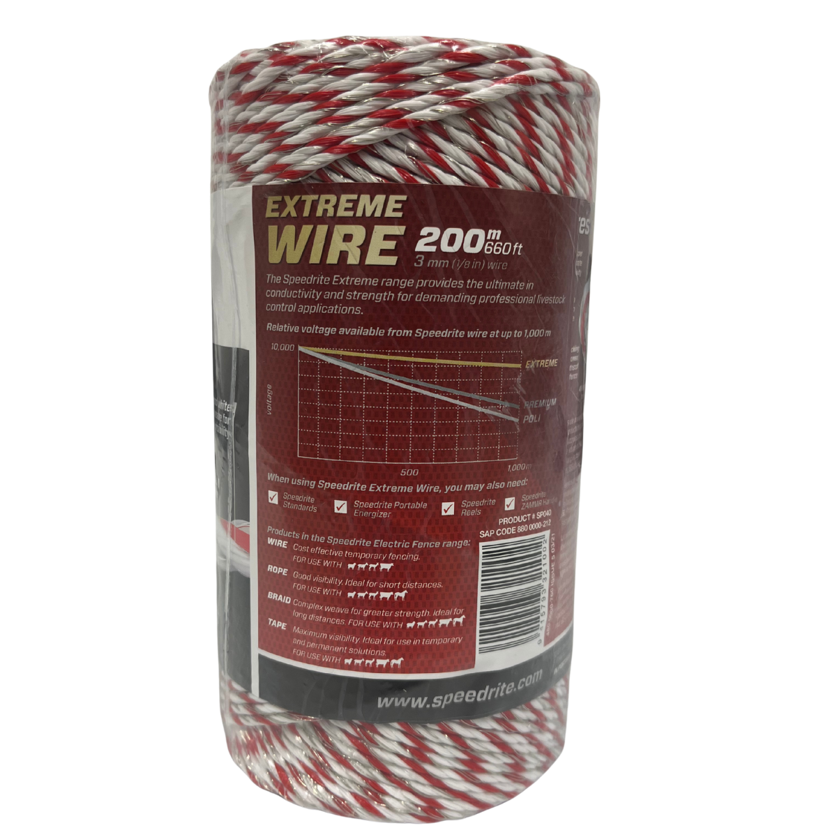 Speedrite Extreme Polywire - 6 Copper Strand Electric Fence Wire