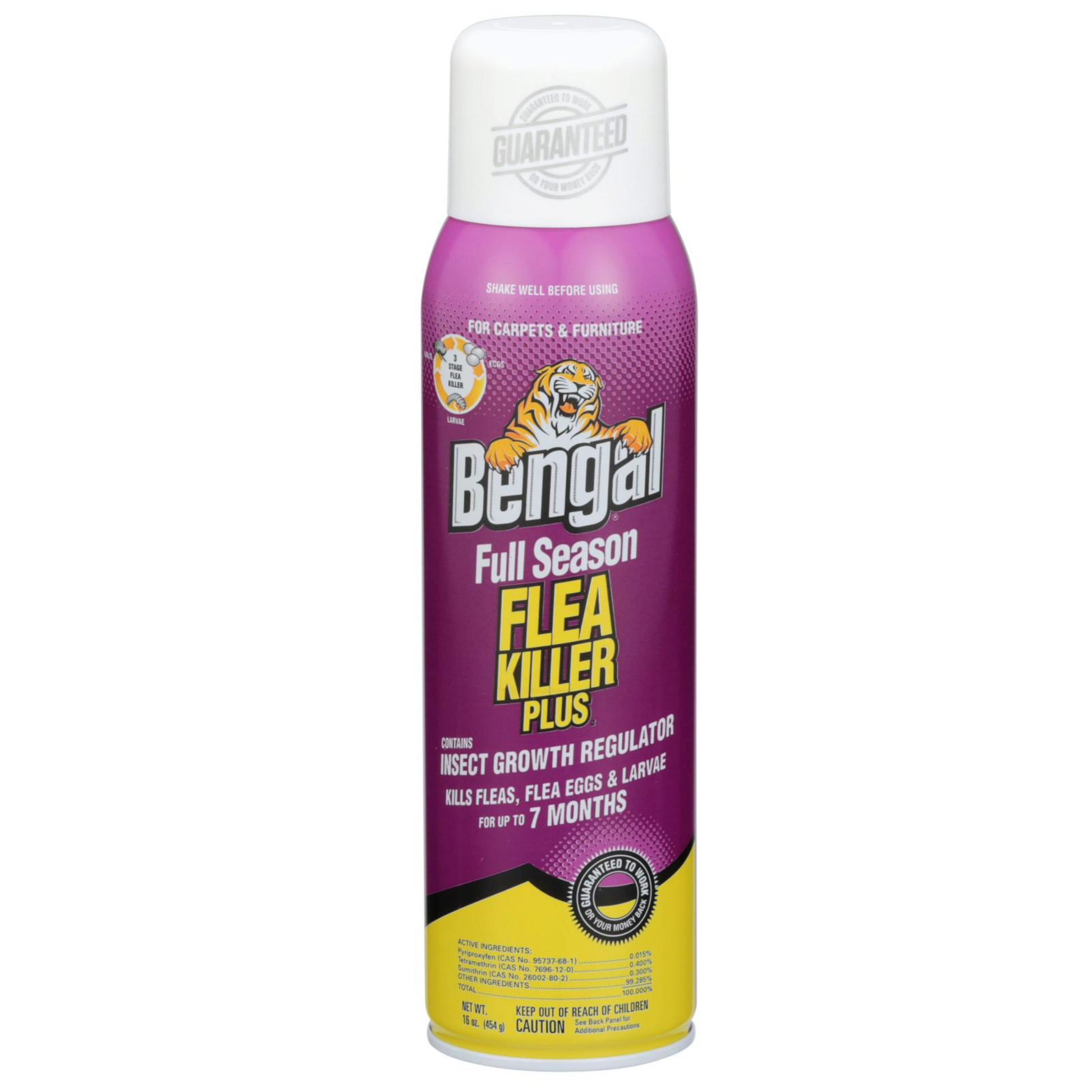 Bengal Full Season Flea Killer Plus 16 oz | 3 Stage Flea & Tick Spray