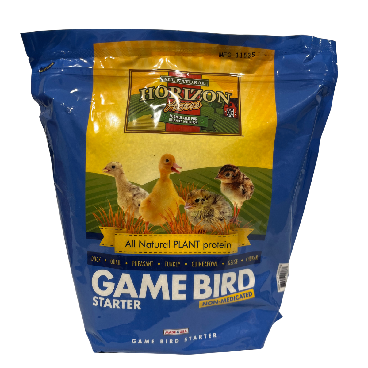 Game Bird Starter Feed | 28% Protein | All-Natural | 7 lb