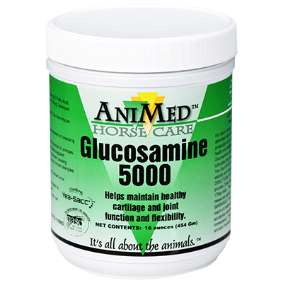 AniMed Glucosamine 5000 Powder | Joint & Connective Tissue Support for Horses