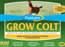 Farnam Grow Colt Foal Growth & Development Supplement, 3.75 lb Pellets