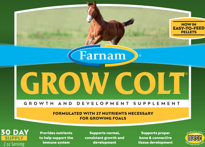 Farnam Grow Colt Foal Growth & Development Supplement, 3.75 lb Pellets