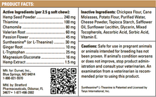 Hemp Calming Soft Chews for Dogs & Cats | Anxiety & Stress Relief | 60 Count