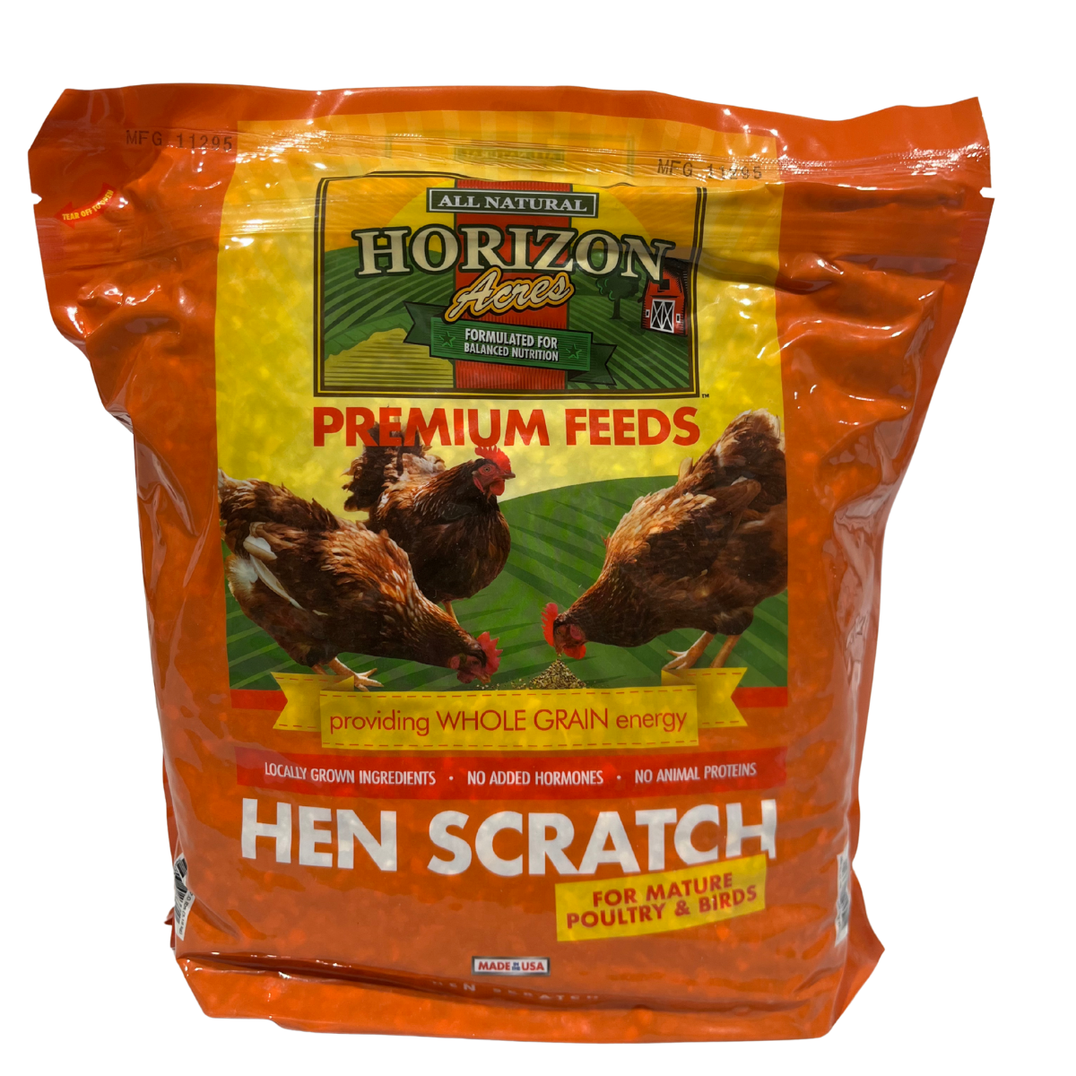 Horizon Acres Hen Scratch | Whole Grain Energy Supplement for Poultry | 7 lb.