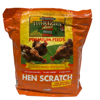 Horizon Acres Hen Scratch | Whole Grain Energy Supplement for Poultry | 7 lb.
