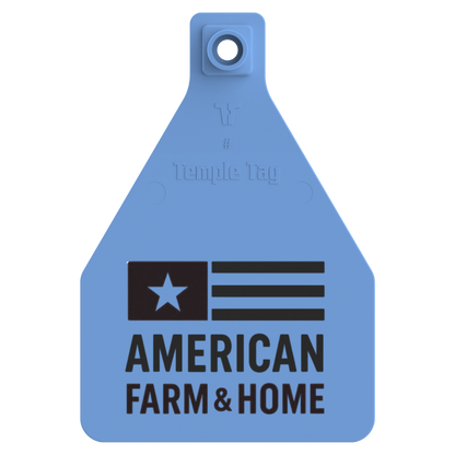 Temple (Z Tags) Herdsman Two-Piece Cow ID Ear Tag | Colors, Numbers & Custom Print