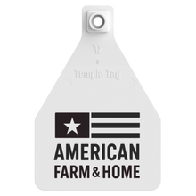 Temple (Z Tags) Herdsman Two-Piece Cow ID Ear Tag | Custom Print