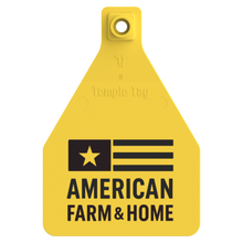 Temple (Z Tags) Herdsman Two-Piece Cow ID Ear Tag | Custom Print