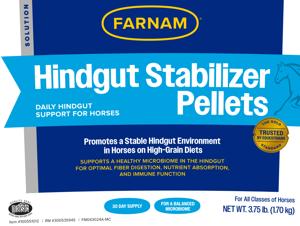 Farnam Hindgut Stabilizer Pellets for Horses | Digestive Support