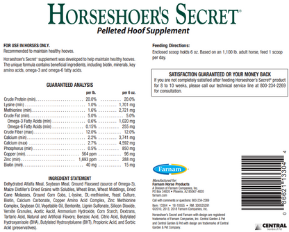 Farnam Horseshoer’s Secret Pelleted Hoof Supplement | Healthy Hoof Growth