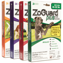 ZoGuard Plus for Dogs Flea & Tick Treatment | Waterproof Topical Application
