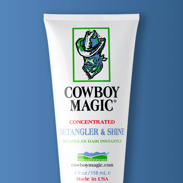 Cowboy Magic Detangler & Shine | Concentrated Silk Protein Formula for Horses, Pets & Humans