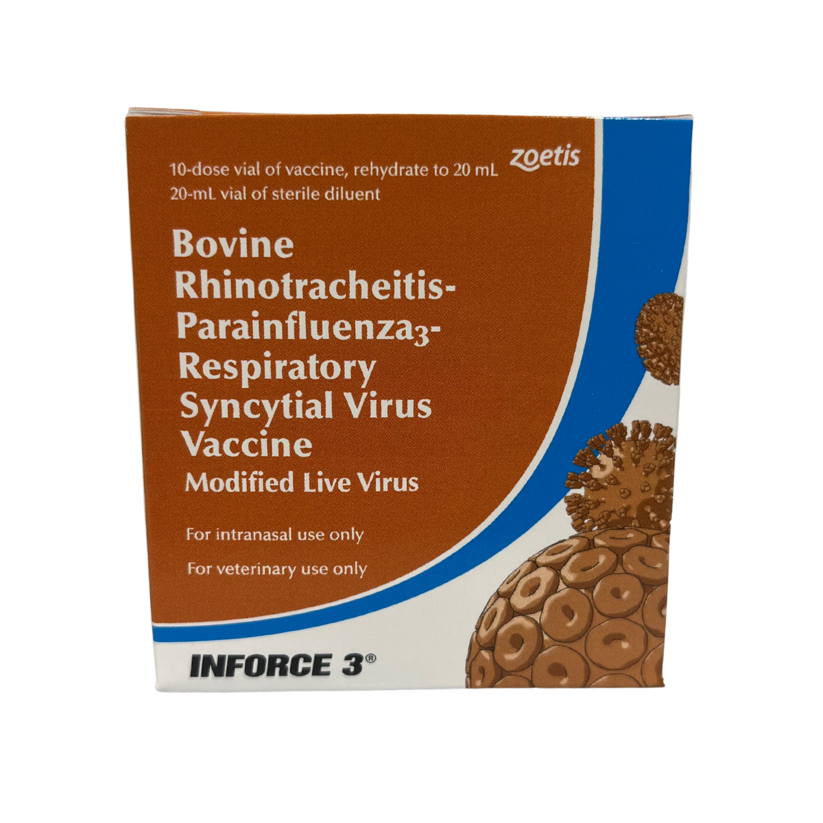 Zoetis INFORCE 3 | Cattle Intranasal Respiratory Vaccine for BRSV, IBR & PI3 Protection
