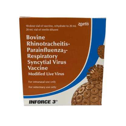 Zoetis INFORCE 3 | Cattle Intranasal Respiratory Vaccine for BRSV, IBR & PI3 Protection
