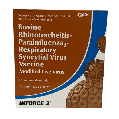 Zoetis INFORCE 3 | Cattle Intranasal Respiratory Vaccine for BRSV, IBR & PI3 Protection