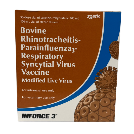 Zoetis INFORCE 3 | Cattle Intranasal Respiratory Vaccine for BRSV, IBR & PI3 Protection