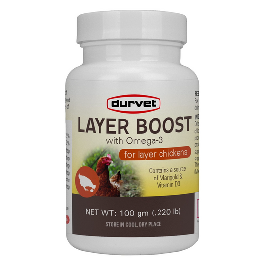 Durvet Layer Boost with Omega-3 | Chicken Supplement for Egg Laying