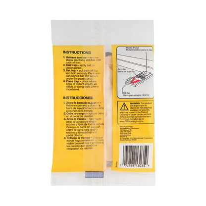 Victor Wide Pedal Mouse Trap | 2 Pack, Easy-Set Snap Trap