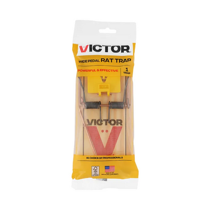 Victor Wide Pedal Rat Trap | Easy Set Snap Trap