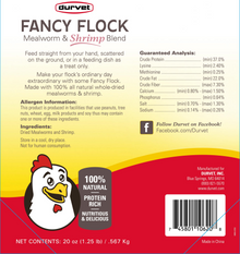 Durvet Fancy Flock | High-Protein Mealworm & Shrimp Chicken Treats