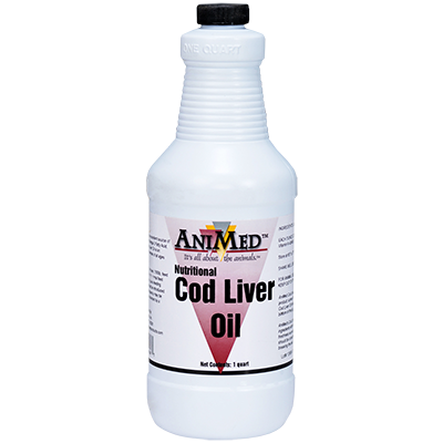Animed Nutritional Cod Liver Oil Liquid | Supports Horse Health & Omega-3 Nutrition | 32 oz.