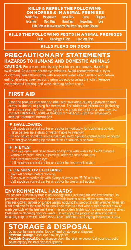 Pyranha Nulli-Fly Fly Spray for Horses & Dogs | Water-Based Repellent