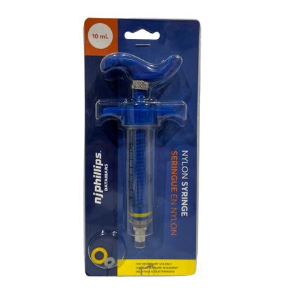 NJ Phillips Nylon Syringe | Injector or Drench| Adjustable Dose