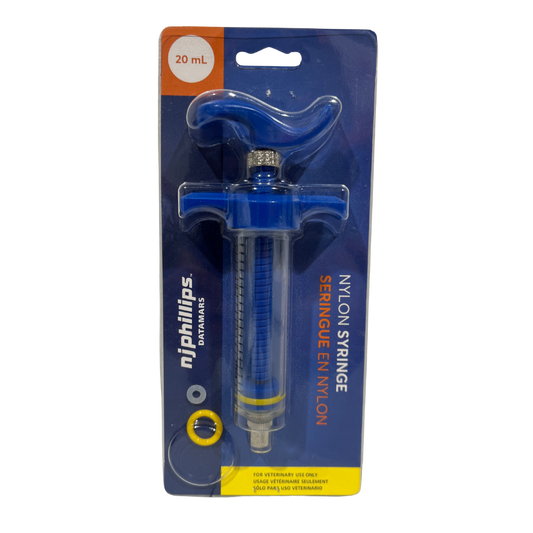 NJ Phillips Nylon Syringe | Injector or Drench| Adjustable Dose