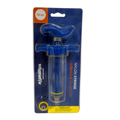 NJ Phillips Nylon Syringe | Injector or Drench| Adjustable Dose
