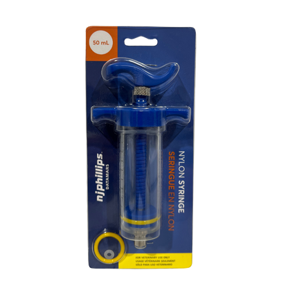 NJ Phillips Nylon Syringe | Injector or Drench| Adjustable Dose
