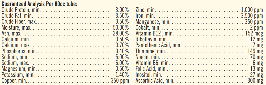 Farnam OTC Jug Electrolyte & Vitamin Paste for Horses, 60cc