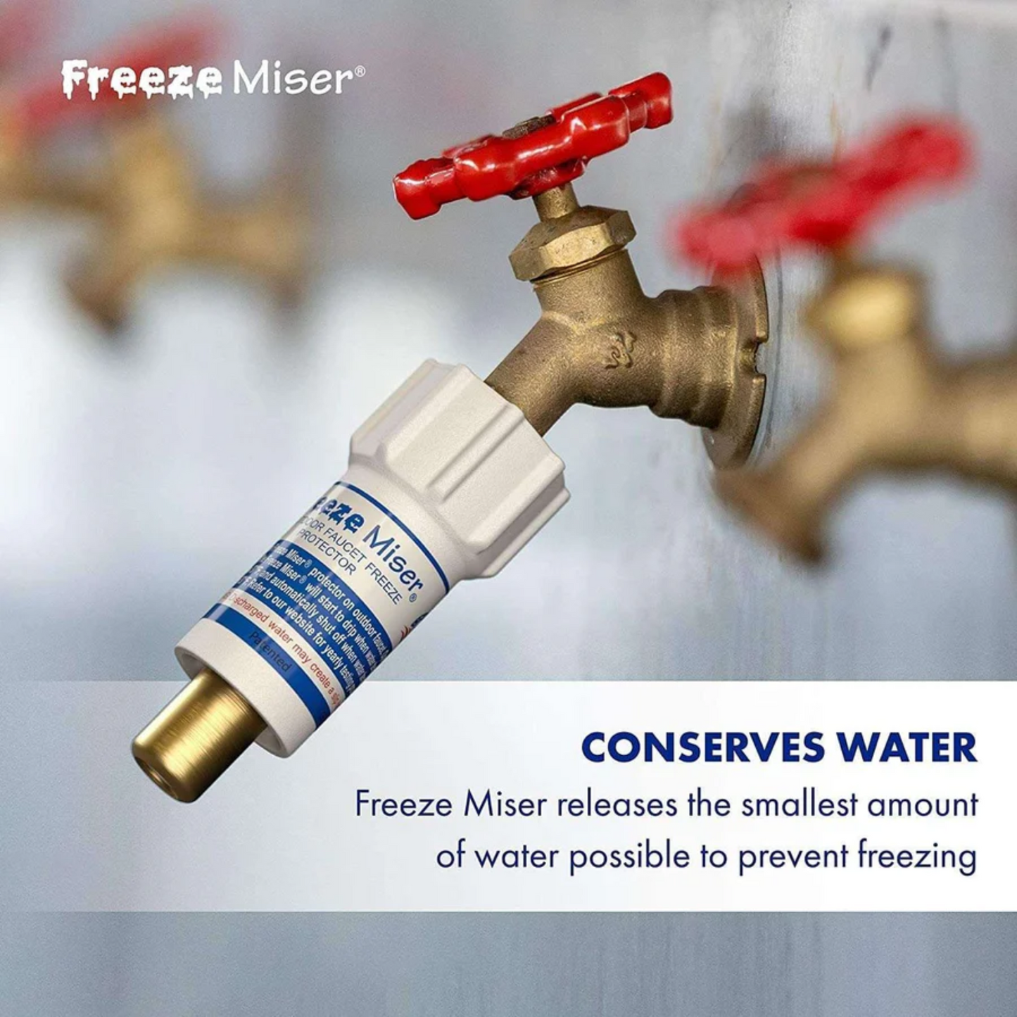 Freeze Miser Automatic Faucet Freeze Protector | Temperature Activated Drip Valve