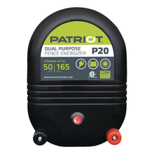 Patriot P20 Dual Power Electric Fence Charger - 2J, 50 Mile, 110V/12V