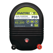Patriot P30 Dual Power Electric Fence Charger - 3J, 65 Mile, 110V/12V
