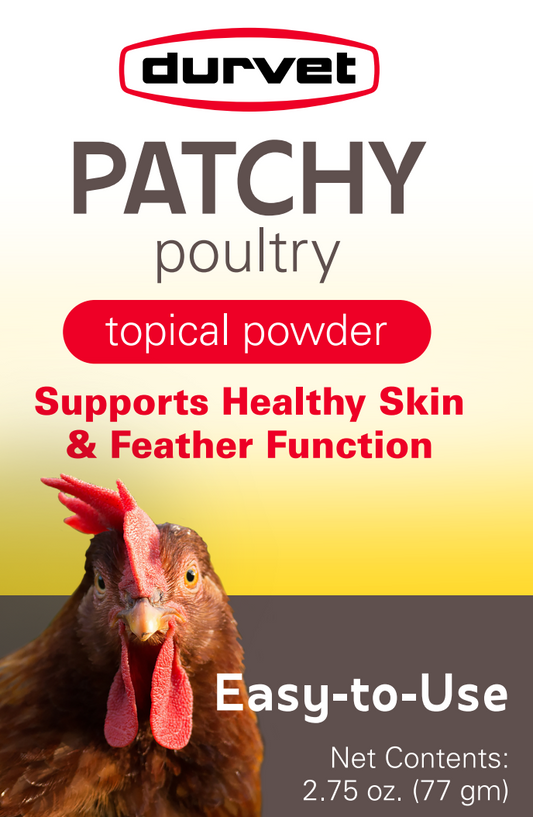 Durvet Patchy Poultry | Topical Powder | 2.75 oz