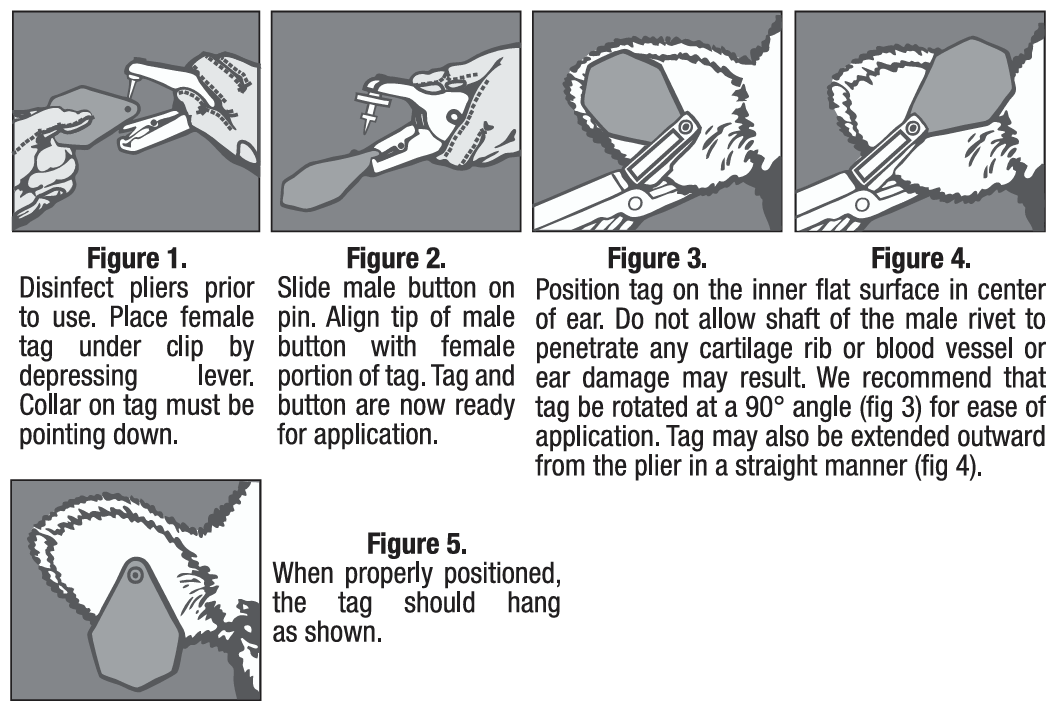 Elanco Patriot Insecticide Cattle Ear Tags | Fly & Tick Control | 20 Count