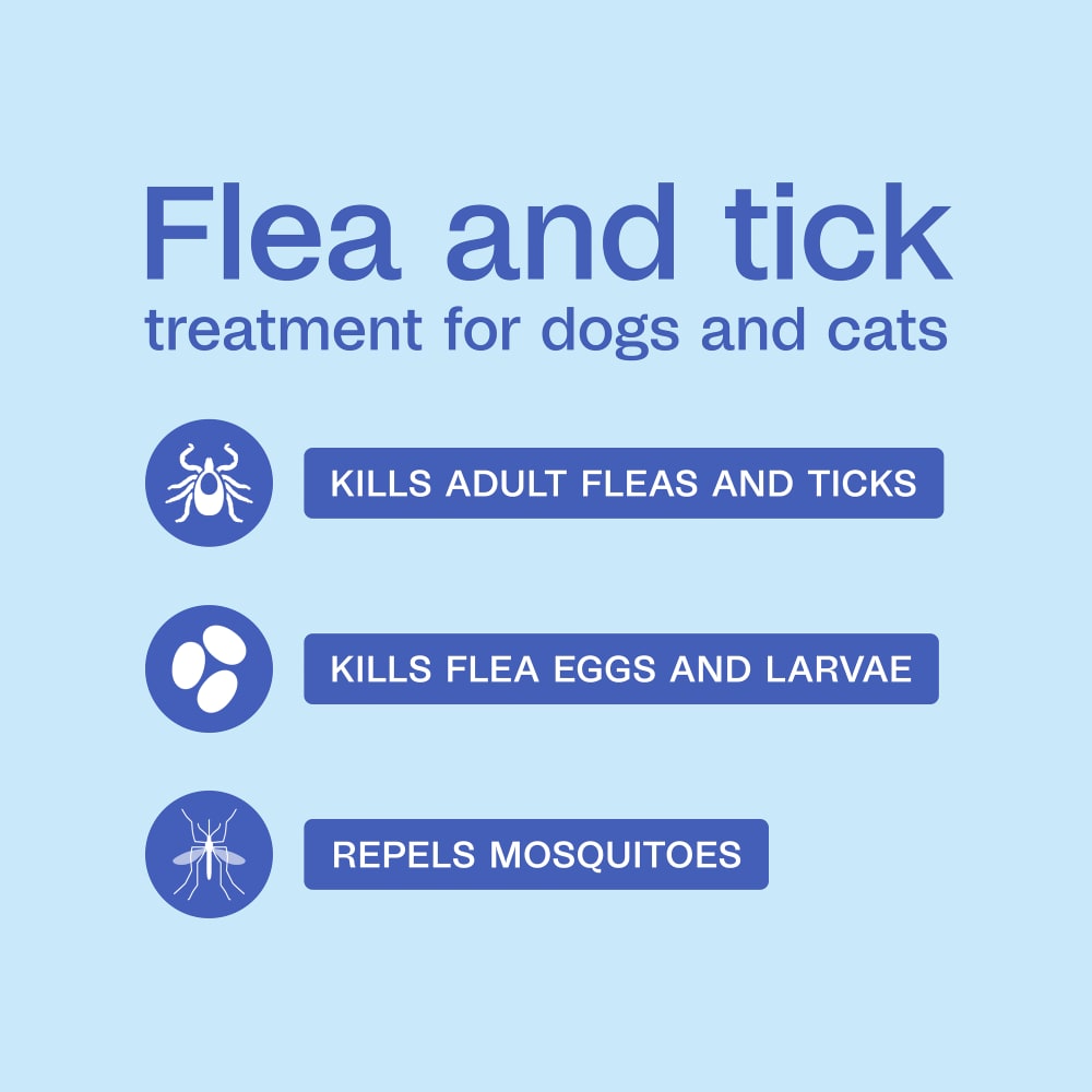 Adams Plus Flea & Tick Spray for Dogs & Cats | Kills Fleas, Ticks, Mosquitos & Eggs