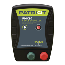Patriot PMX50 110V Electric Fence Charger - 0.50J, 15 Mile Output