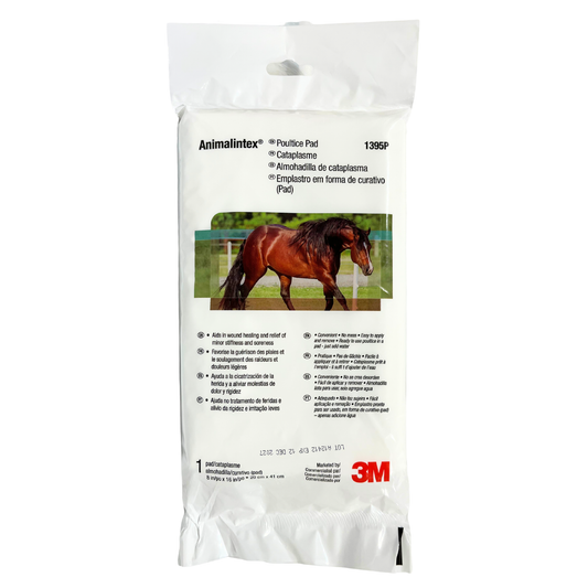 Animalintex Poultice Pad by 3M | Ready-to-Use Wound Dressing for Horses & Dogs (8" x 16")