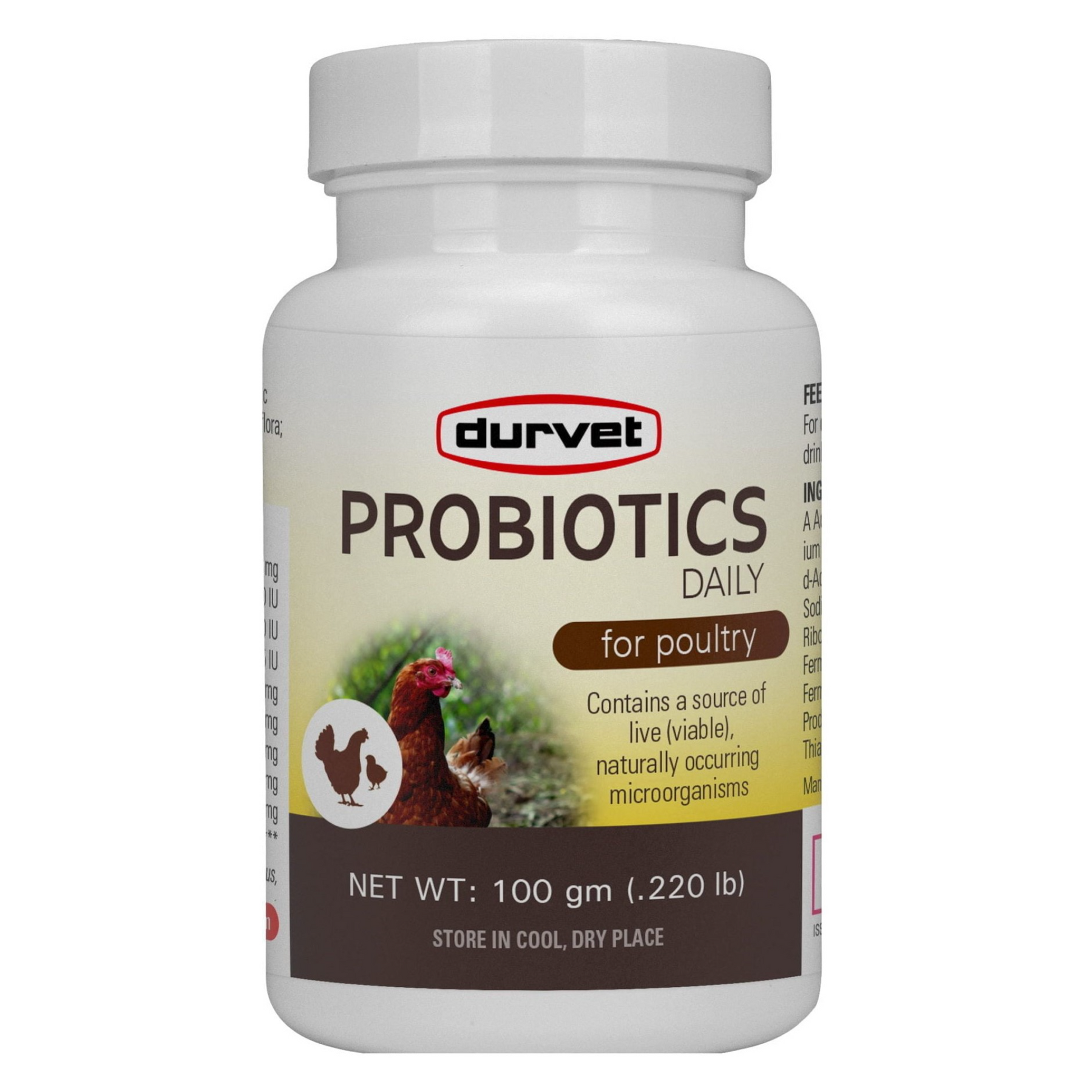 Durvet Chicken Probiotics with Vitamins & Electrolytes