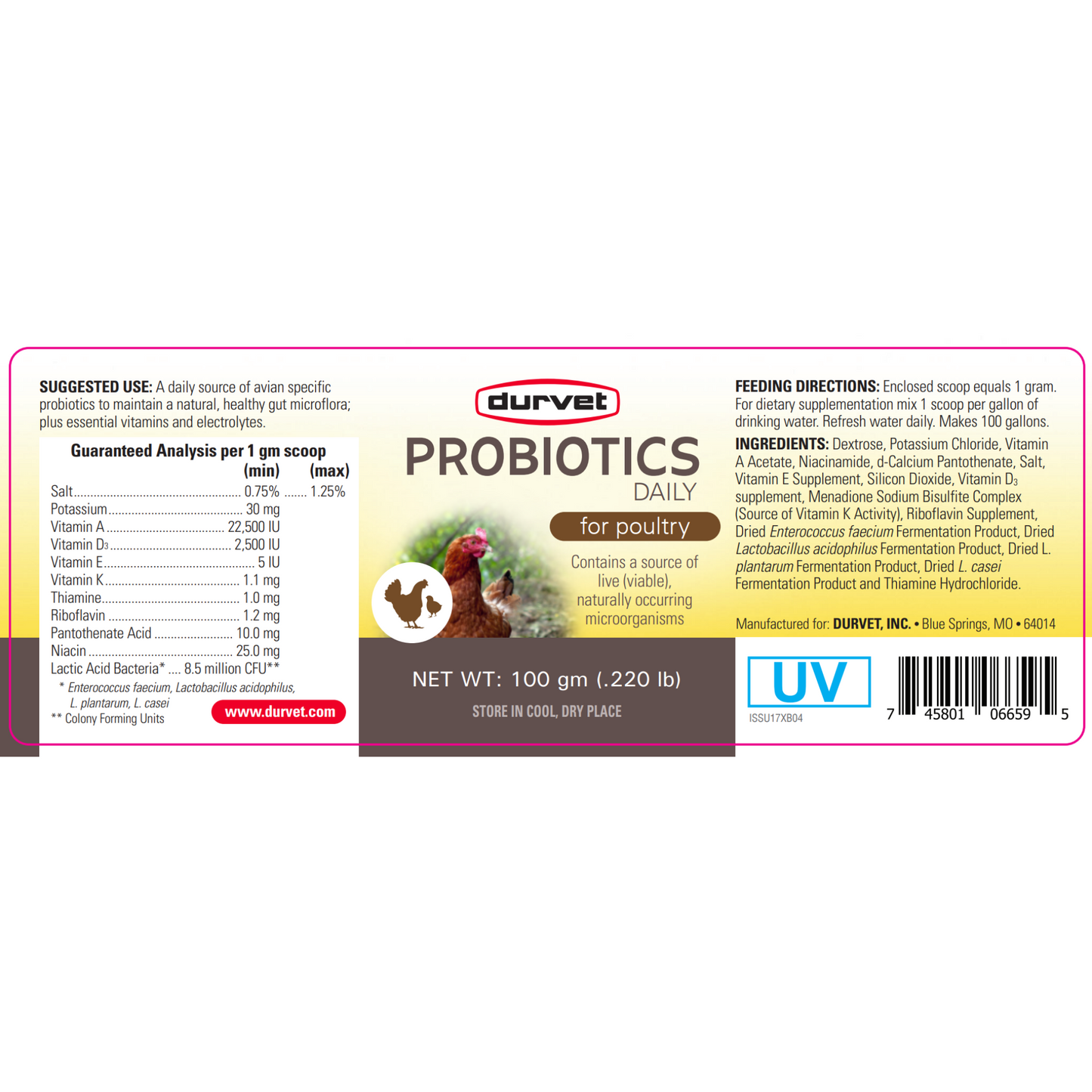 Stop Chicken Pecking Recovery Kit with Spray, Wound Care & Probiotics