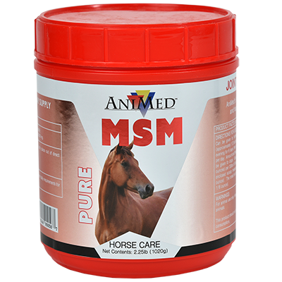 AniMed Pure MSM Powder | Connective Tissue & Joint Support for Horses