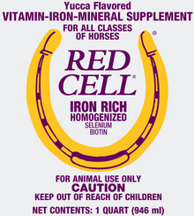 Horse Health Red Cell | Vitamin-Iron-Mineral Horse Supplement Liquid