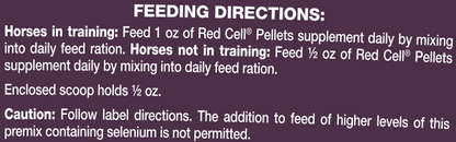 Horse Health Red Cell Pellet Vitamin-Iron-Mineral Horse Supplement – 4 lb.