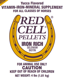 Horse Health Red Cell Pellet Vitamin-Iron-Mineral Horse Supplement – 4 lb.