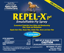 Farnam Repel-X Fly Spray Concentrate for Horses | 16 oz. Economical